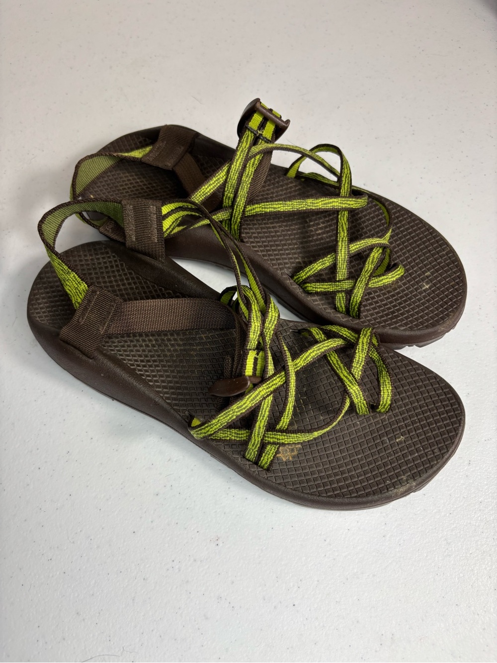 Chaco ZX2 Classic Women's sandals brown and green Women Size 11